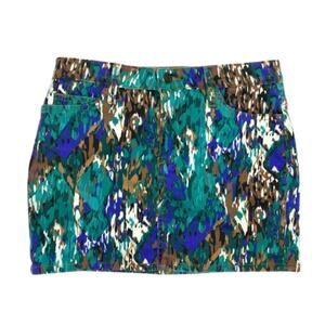 Joe's Jeans Mini Forest Enchanted Multi Abstract Skirt | 27